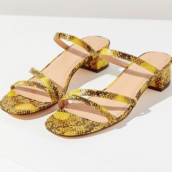 Urban Outfitters Shoes - URBAN OUTFITTERS - FAUX SNAKESKIN SANDAL